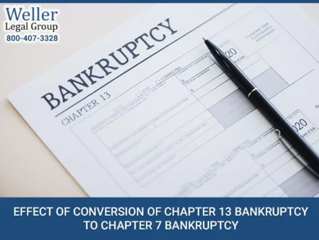 Converting a Chapter 13 to a Chapter 7 bankruptcy