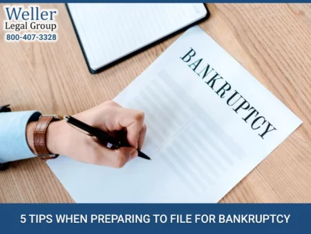 some of the top tips that could help you when preparing to file for bankruptcy