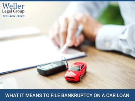 How does bankruptcy work regarding my vehicle?