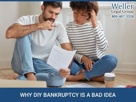 You’re less likely to be successful with DIY bankruptcy
