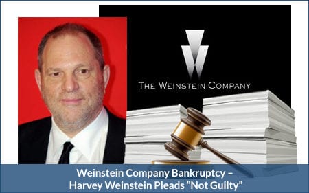 Weinstein Company Bankruptcy – Harvey Weinstein Pleads “Not Guilty”